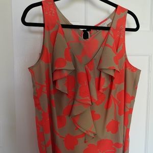 Flowy sleeveless dress top